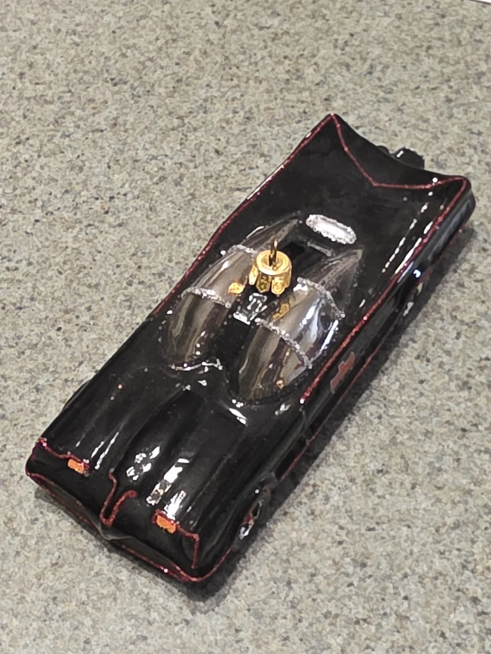 Hallmark Keepsake 1966 Batmobile Glass Ornament